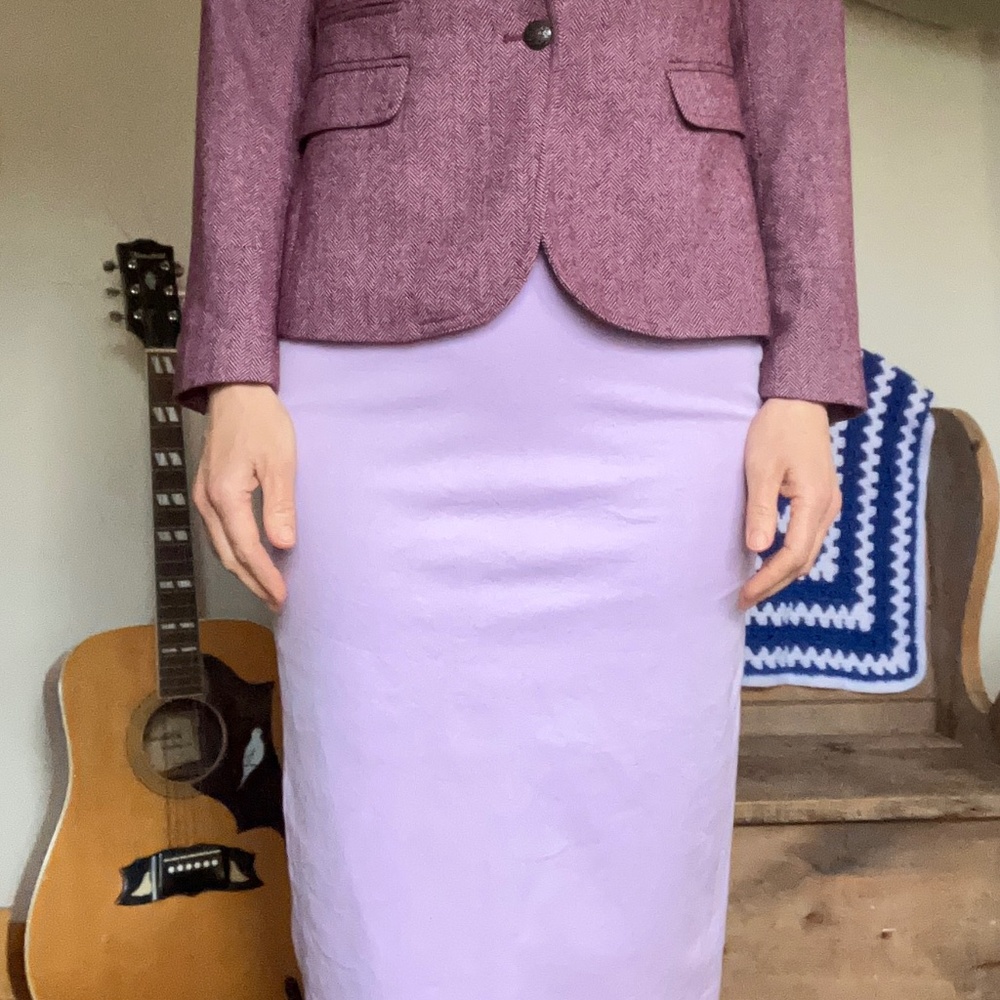 Light Purple J Crew Pencil Skirt